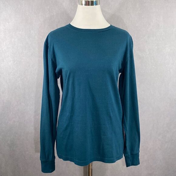 Men’s George Crew Neck Pullover / Teal/ Small - Picture 1 of 5